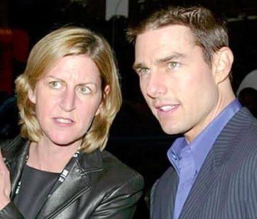 Marian Mapother elder sister Lee Anne and brother Tom Cruise.